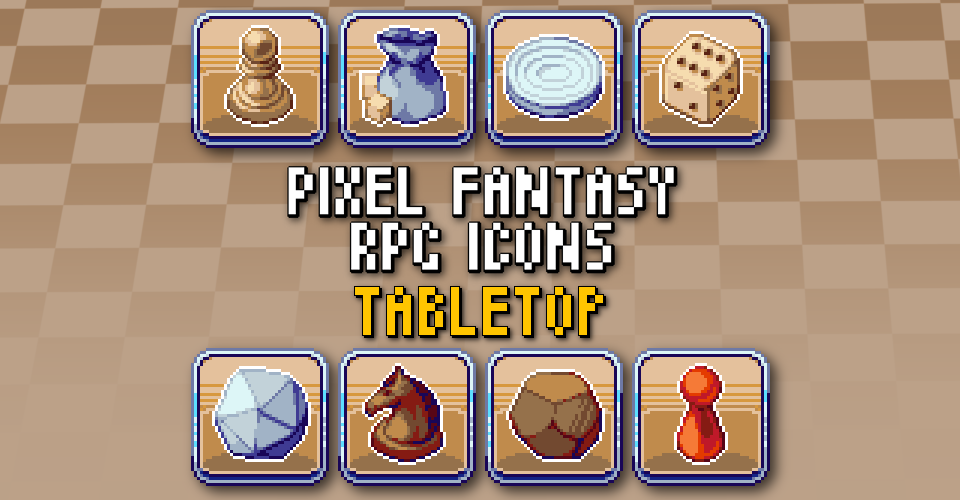 PIXEL FANTASY RPG ICONS - Tabletop