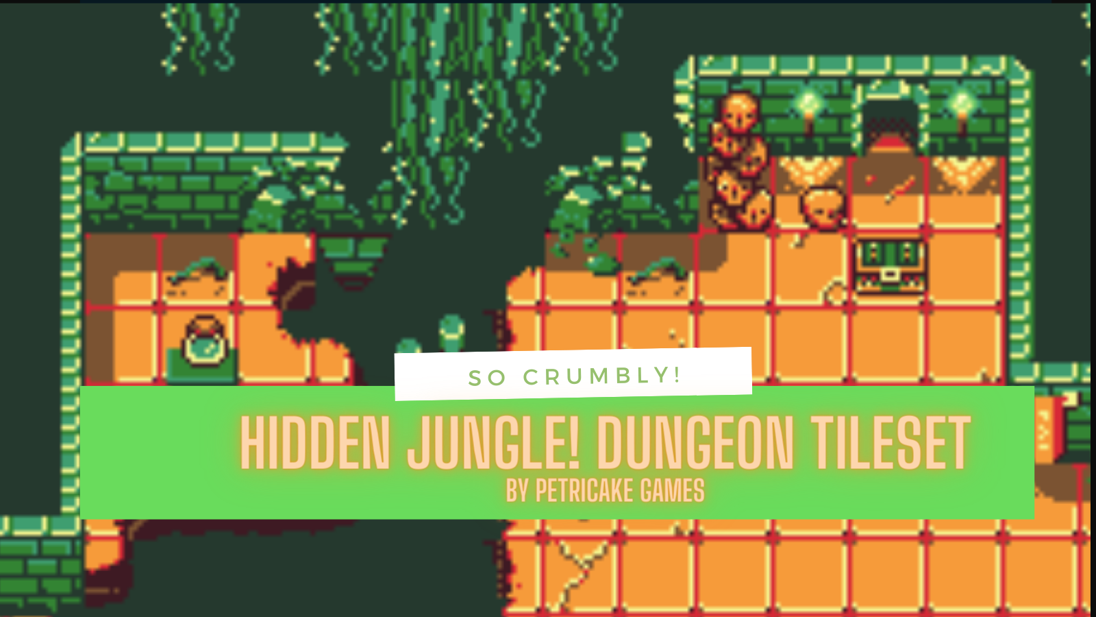Hidden Jungle! Dungeon Tileset