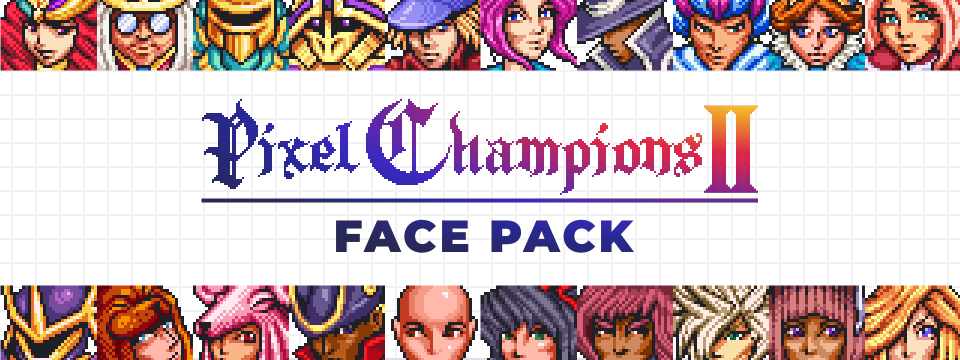 Pixel Champions II - Face Pack