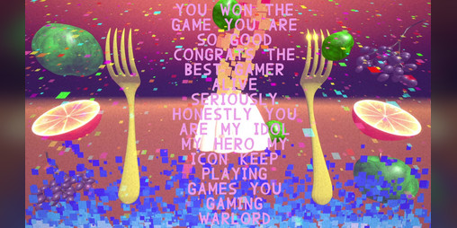Cover image for VERY COOL AWESOME FRUIT JELLO FORK GAME THING