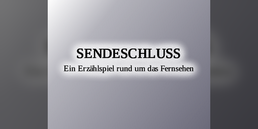 Cover image for Sendeschluss