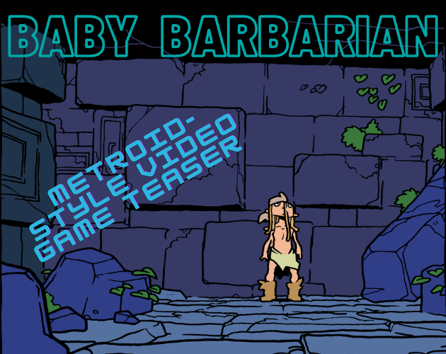 Cover image for Baby Barbarian Metroidvania Game Teaser