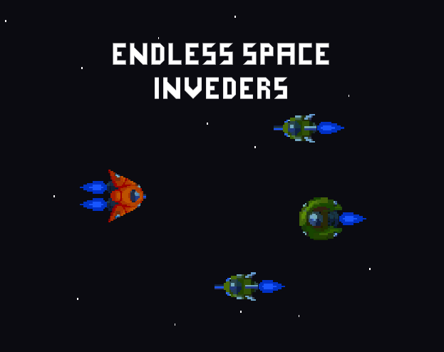 Endless space invaders