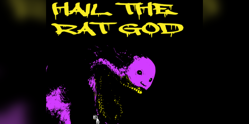 Cover image for HAIL THE RAT GOD - for the MÖRK BORG Slasher Jam