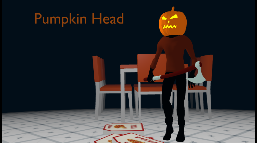 Cover image for The pumpkin head