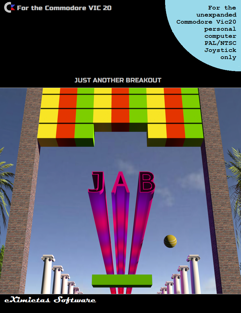 Cover image for Just Another Breakout (JAB) - Vic20