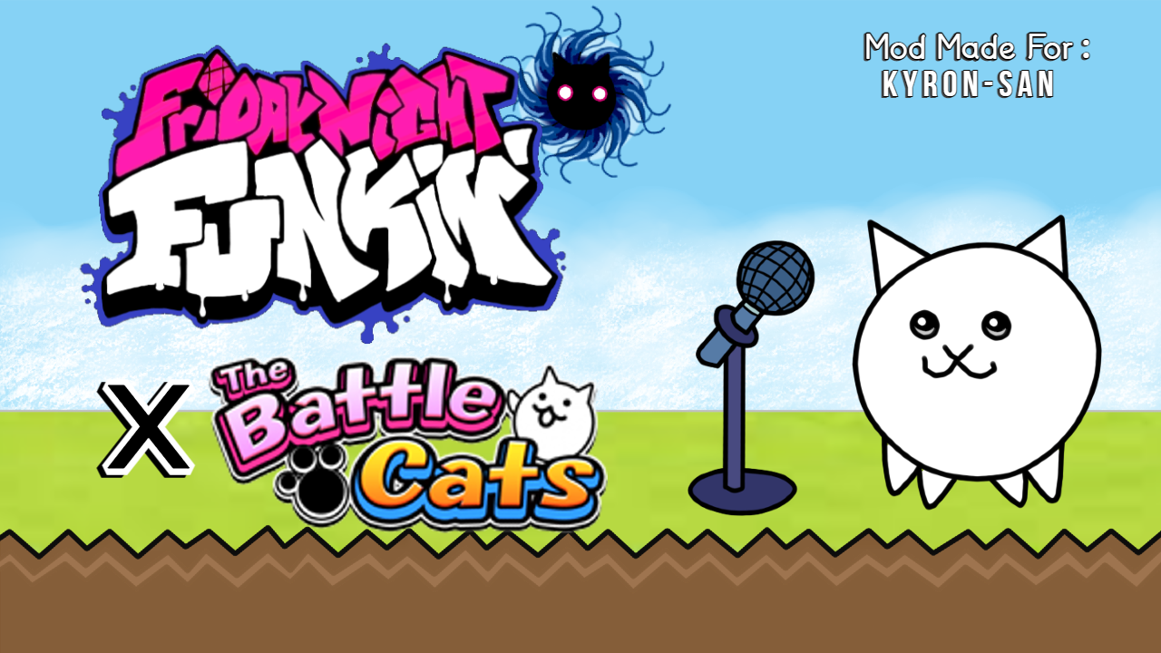 The battle cats mod menu. Батл кэтс ФНФ. Friday Night Funkin Battle Cats. Фиолетовый фрукт батл кетс.