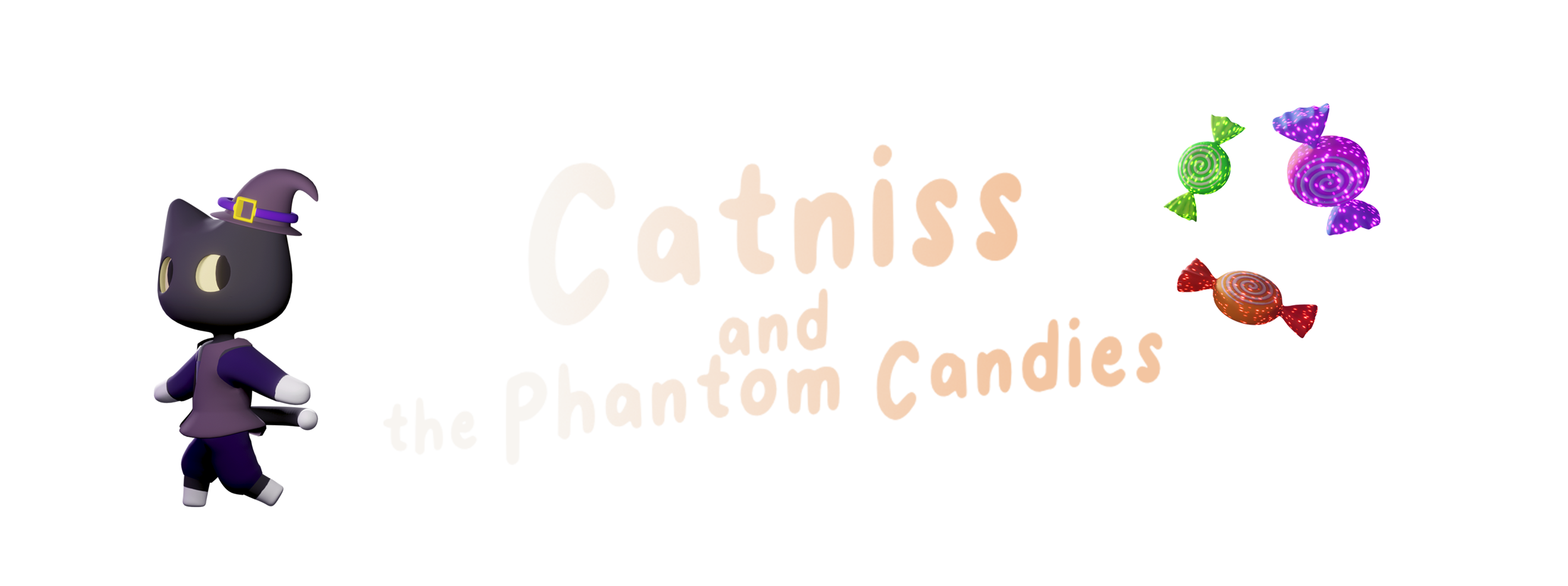 Catniss and the Phantom Candies / Cute 3D Spooky Browser /