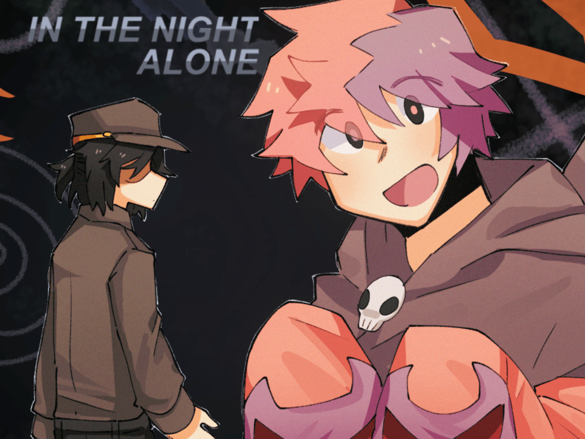 In the night alone