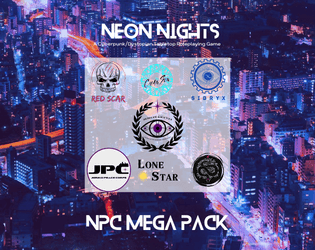 Neon Nights NPC Mega Pack   - 100 Page NPC Pack for Neon Nights! 