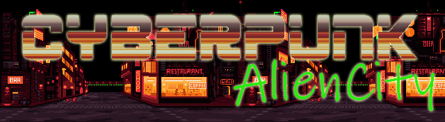 CyberPunk Alien City (ECS,AGA)