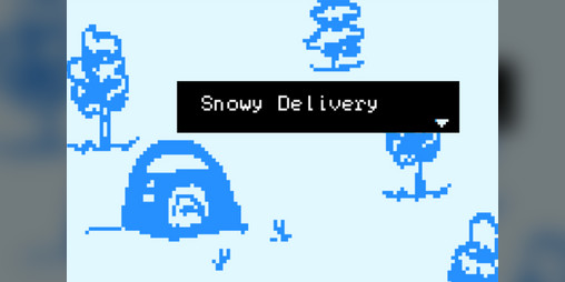 Cover image for snowy delivery