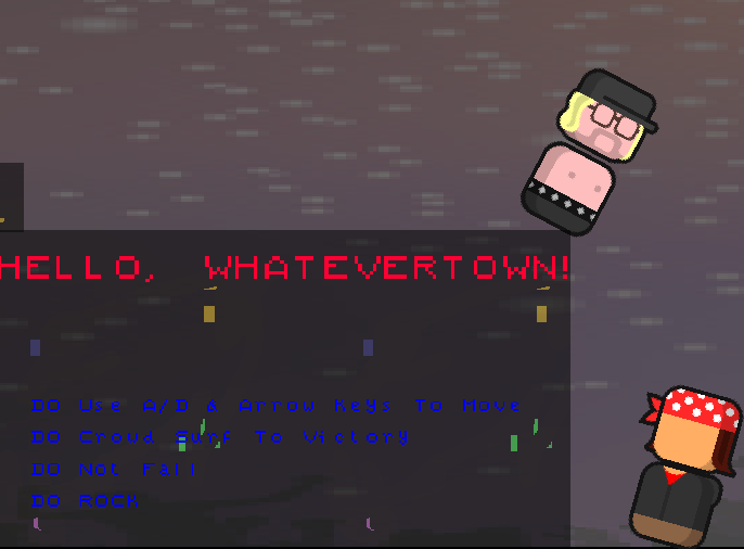 Hello, Whatevertown!