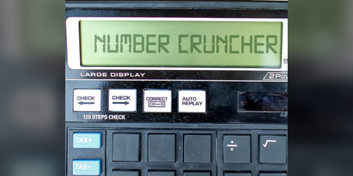 Cover image for Number Cruncher