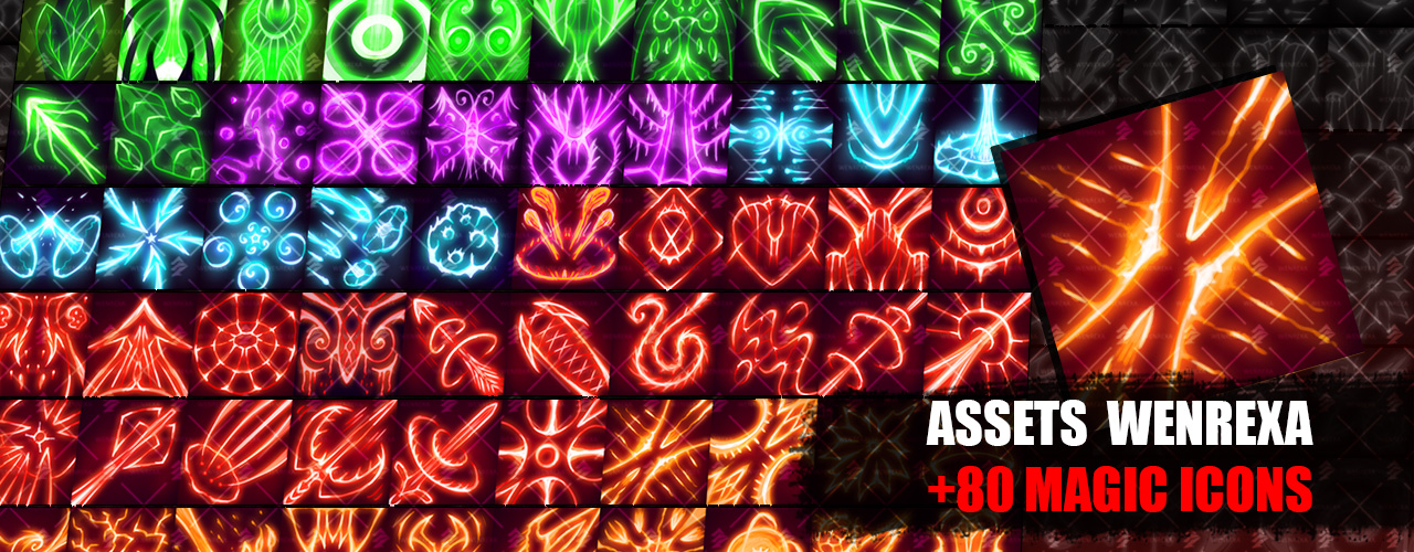Assets: Spells & Skills Icons Pack[+80] #5