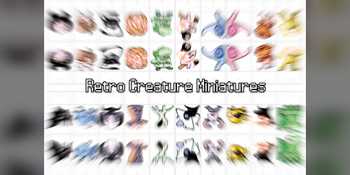 Cover image for Retro Creature Miniatures