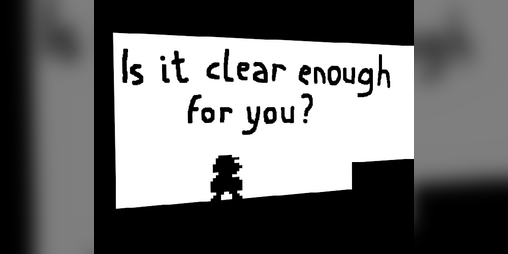 Cover image for Is it clear enough for you?