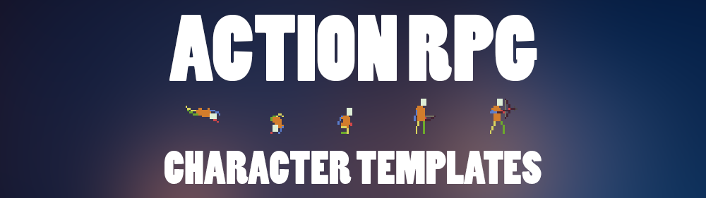 Action RPG Character Templates - Asset Pack FREE