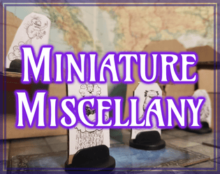 APHELION'S MINIATURE MISCELLANY   - one-inch paper miniatures for fantasy RPGs 