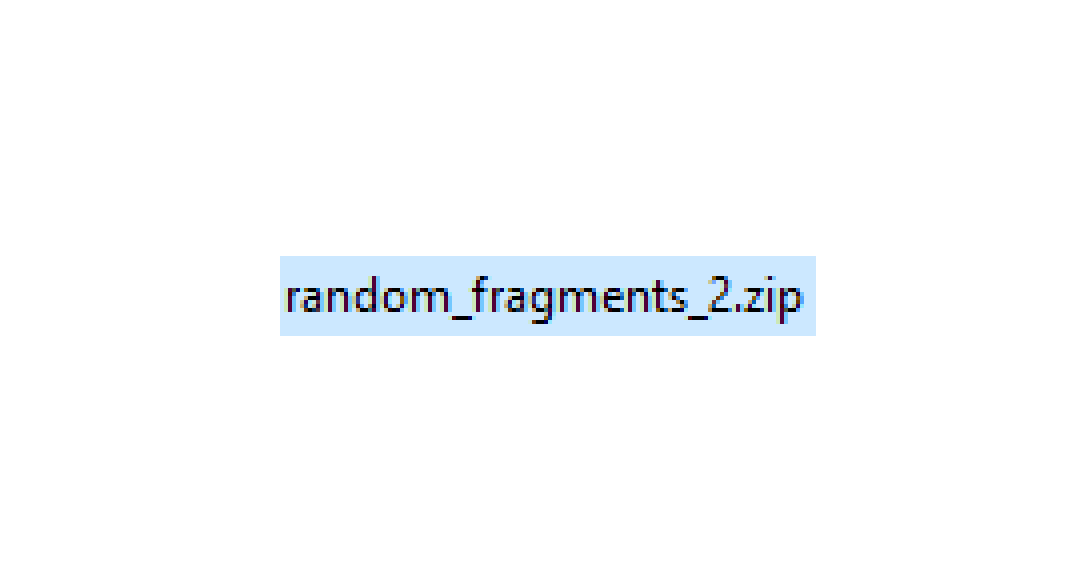 Random Fragments 2