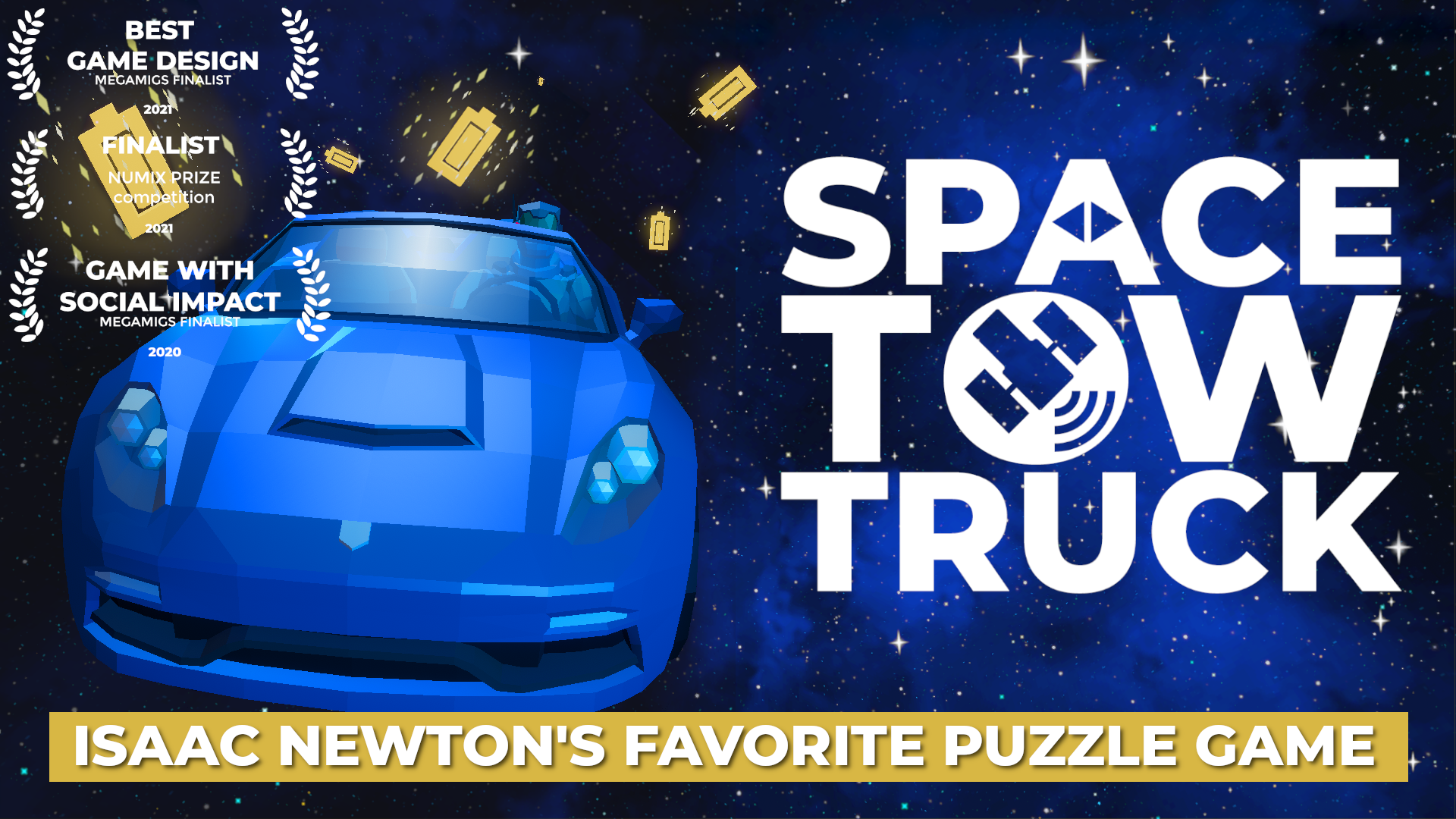 SPACE TOW TRUCK - Isaac Newton's Favorite Puzzle game