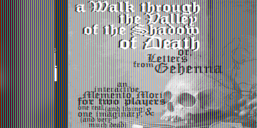 Cover image for a walk through the valley of the shadow of death