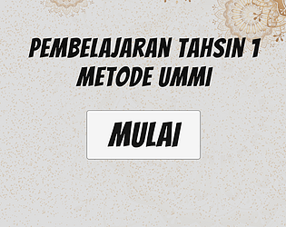 Pengenalan Huruf Hijaiyah Metode Ummi