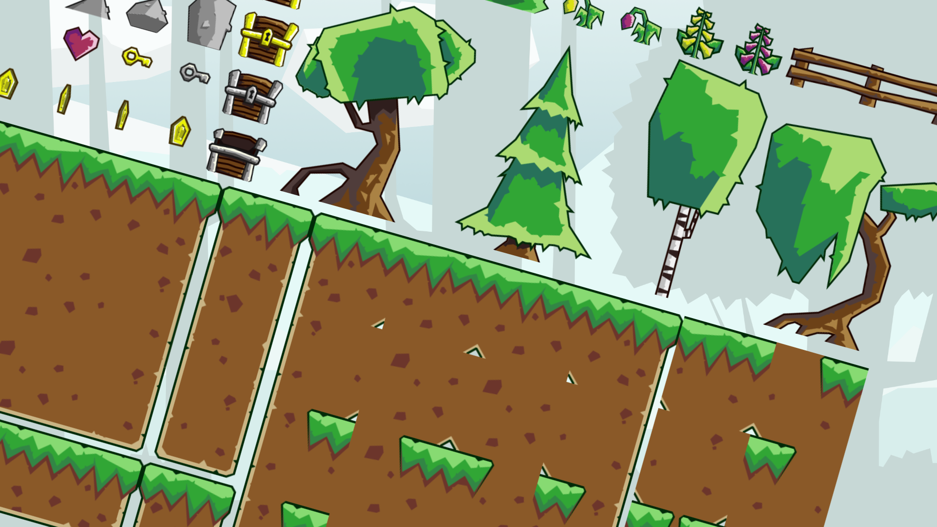 Casual Forest Tileset