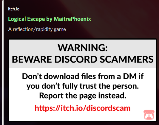 Discord where there is full of scam links