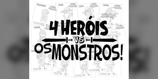 Cover image for 4 Heróis vs Os Monstros (PT-BR)