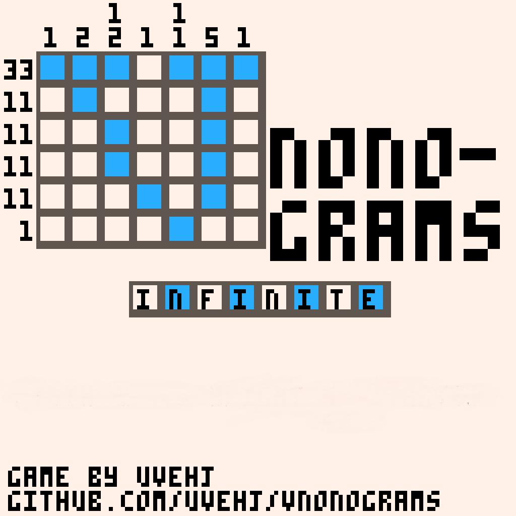 Cover image for VNonograms Infinite