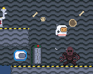 2D Platformer: GET BACK TO THE SHIP!