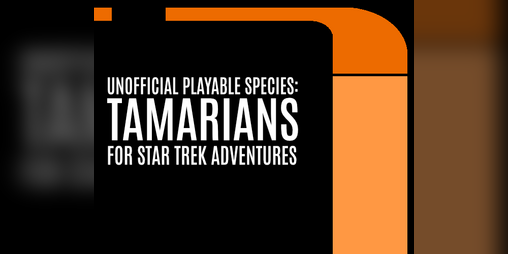 Cover image for Star Trek Adventures Species: Tamarian