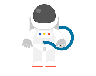 Astronaut in the ocean