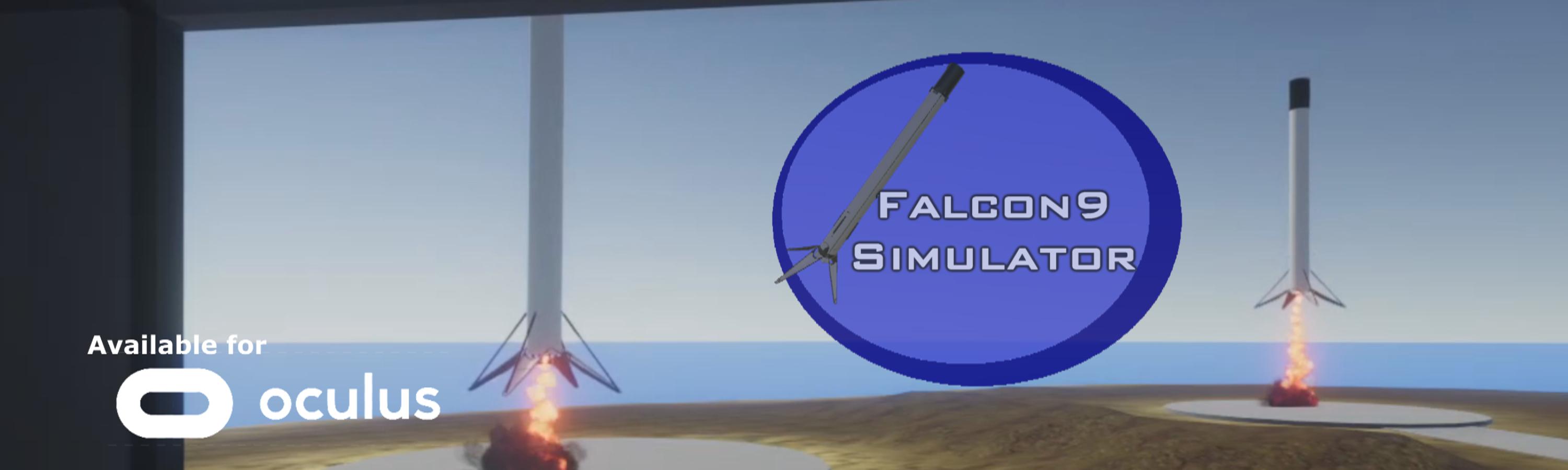 SpaceX Falcon9 Landing Simulation for Oculus Quest