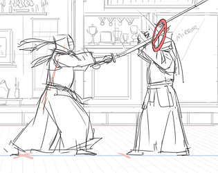 Kendo Warriors minigame