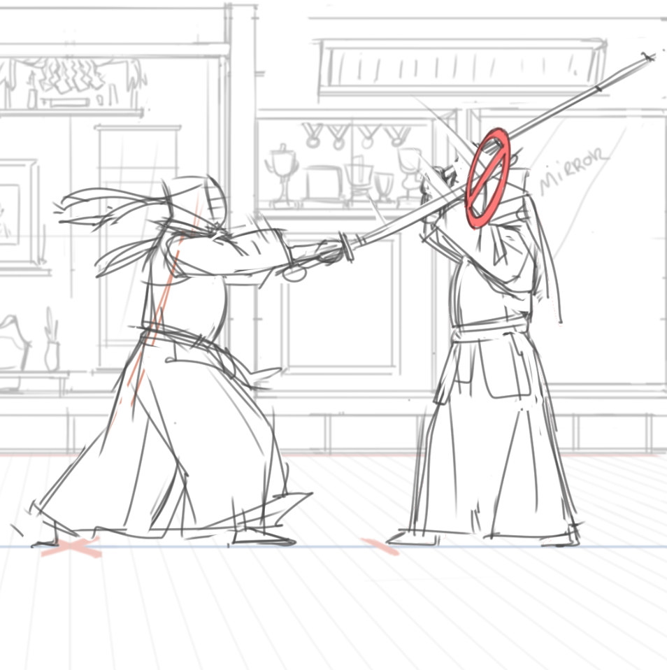 Kendo Warriors minigame
