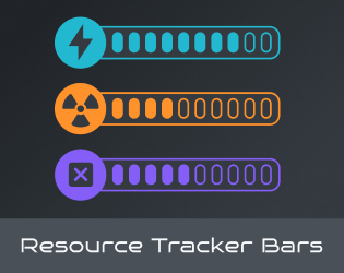 VTT Resource Tracker Bars   - Horizontal bars to track resources in tabletop simulators. 