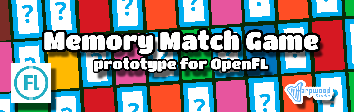 Memory Match Game prototype for OpenFL