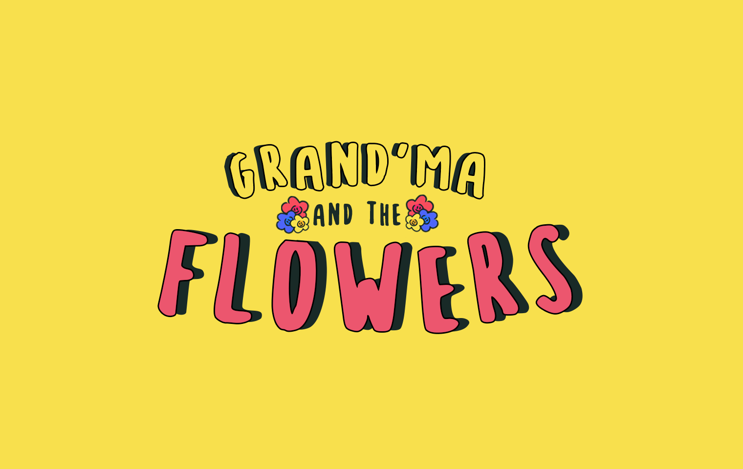 Grand'ma and the flowers