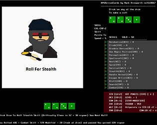 RPG Action Cards Roguelike