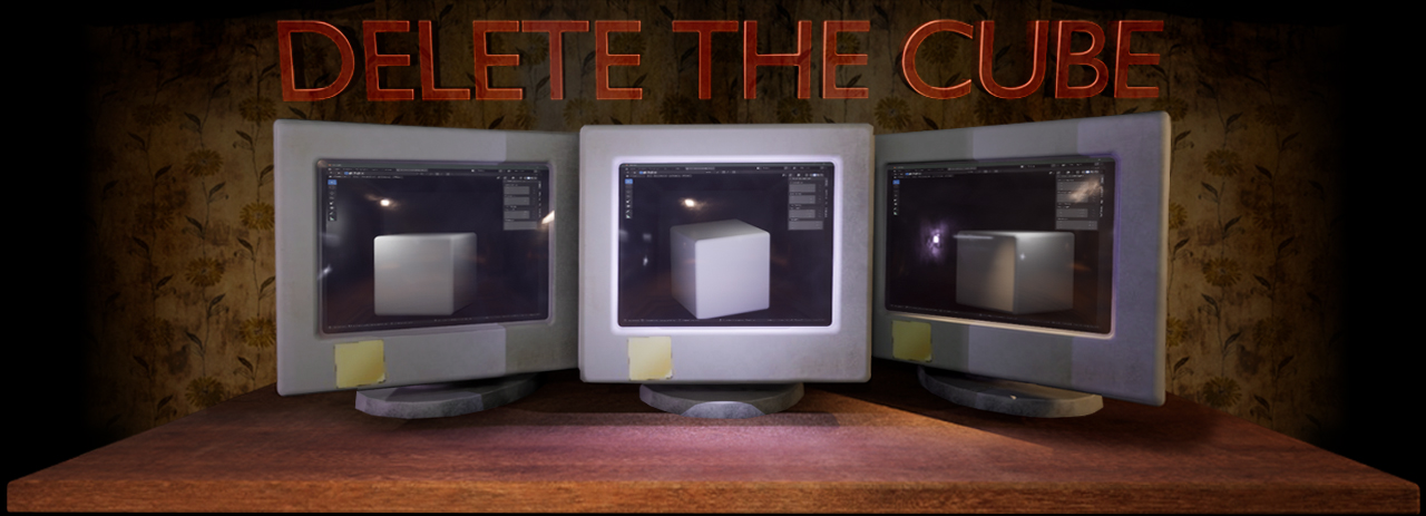 Удали куб | Delete the cube