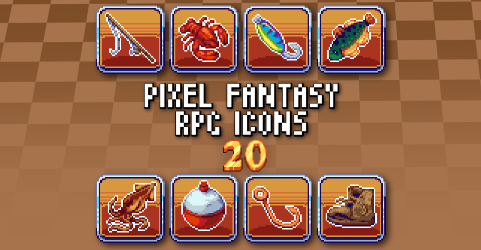 PIXEL FANTASY RPG ICONS - PACK 20