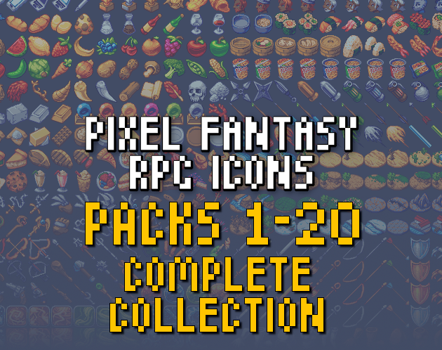 Fantasy 32x32 Icons Pixel Art Collection 