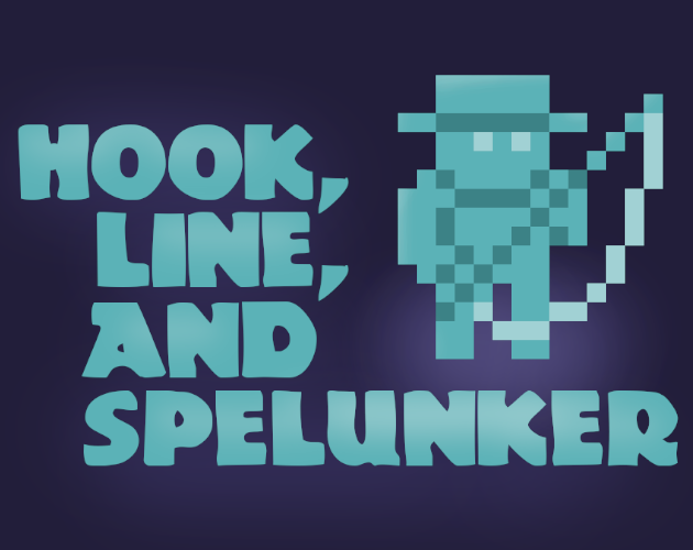 Hook, Line, and Spelunker by Devin Spikowski for 7DRL Challenge 2022