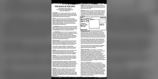 Cover image for The Rules Of The Deep