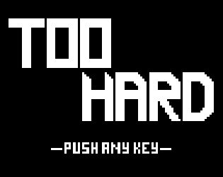 Cover image for TOO HARD