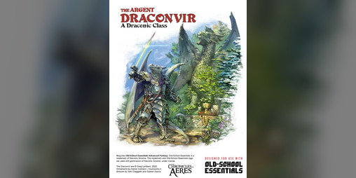 Cover image for The Argent Draconvir for OSE