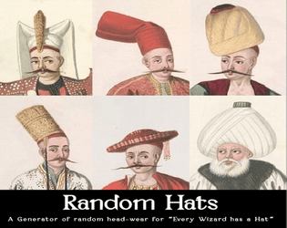 Random Hats and Their Arcanum   - wizard hat generator 
