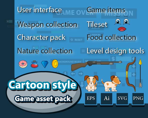 vector art game asset